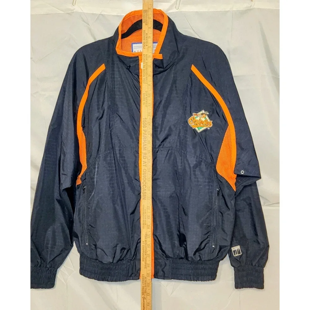 ⚾️ Vintage Baltimore Orioles Jacket Size M GENUINE MLB MERCHANDISE LOGO 7 🔥
